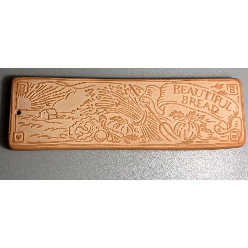 Hill Design Inc 1993 Terra Cotta Beautiful Bread Vintage Bread Warmer